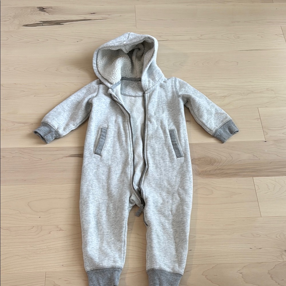 Primary - Cozy Gray Kids One Piece